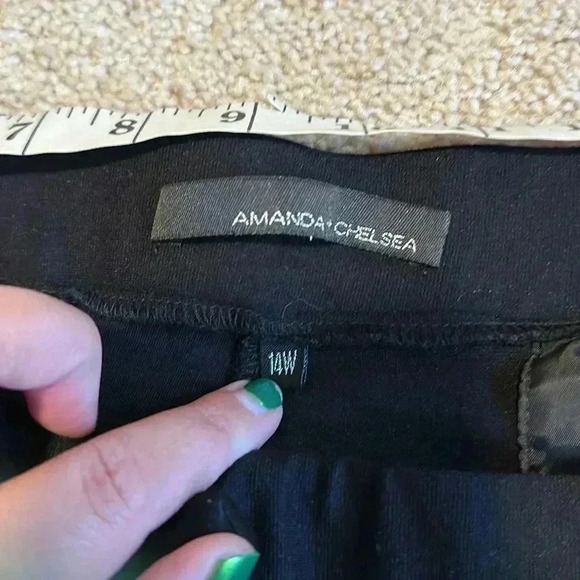 Stich Fix Amanda & Chelsea Black Career Work Dress Pants Size 14 - Picture 7 of 8